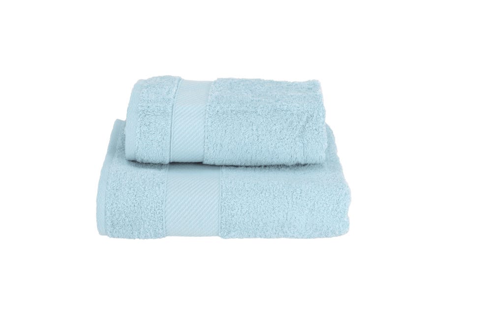 Gabel Set Asciugamani 1+1 Spugna Mille — Azzurro Chiaro
