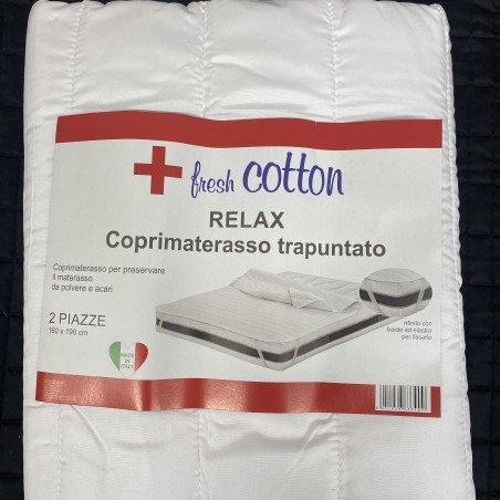 COPRIMATERASSO TRAPUNTATO RELAX FRESH COTTON