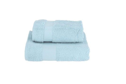 Gabel Set Asciugamani 1+1 Spugna Mille — Azzurro Chiaro