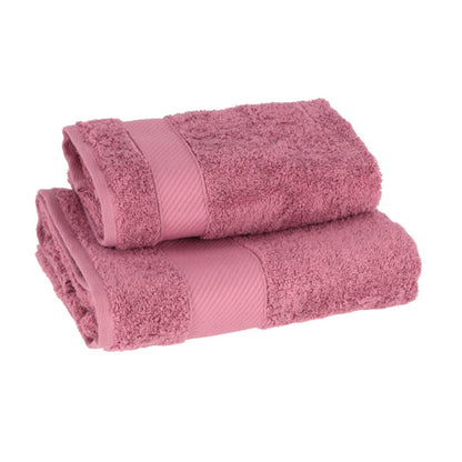 Gabel Set Asciugamani 1+1 Spugna Mille — Mauve