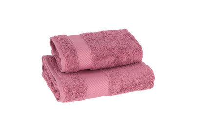 Gabel Set Asciugamani 1+1 Spugna Mille — Mauve