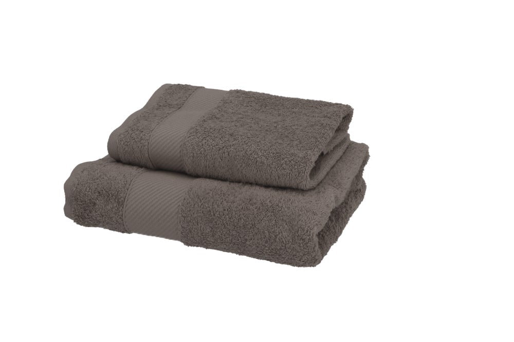 Gabel Set Asciugamani 1+1 Spugna Mille — Wengè