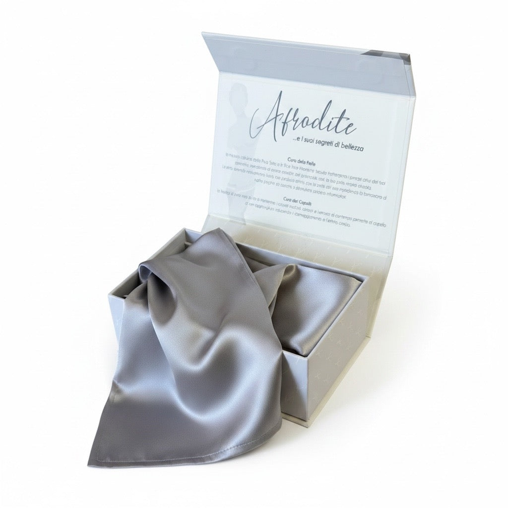 Federa Pura Seta AFRODITE Grigio Perla