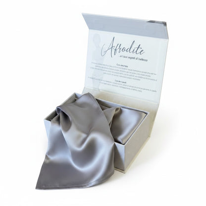 Federa Pura Seta AFRODITE Grigio Perla