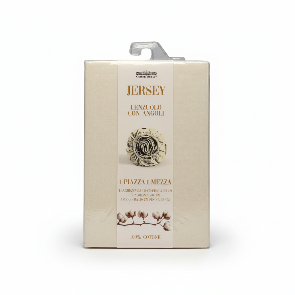 Lenzuolo Jersey con Angoli