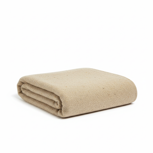 Coperta Bouclé – Colore Beige/Sabbia | Morbida e Calda