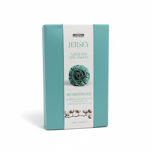 Lenzuolo Jersey Verde Acqua