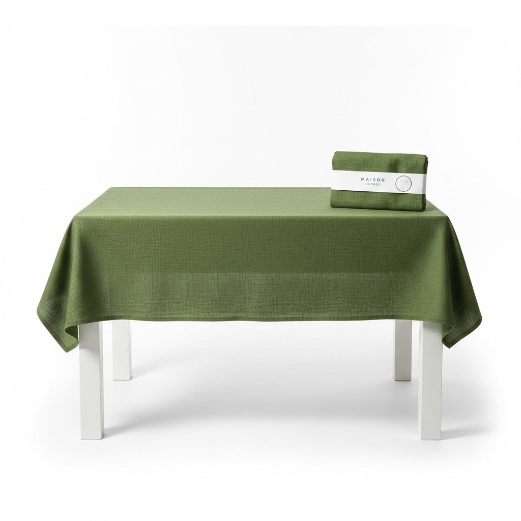 Tovaglia Rettangolare Korin MAISON SUCRÉE Muschio 155x180