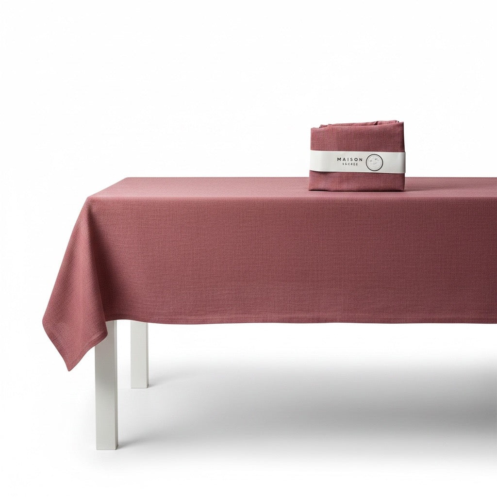 Tovaglia Rettangolare Korin MAISON SUCRÉE Rosa Malaga 155x180