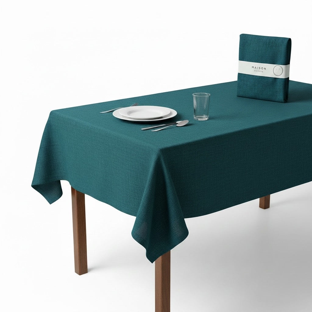 Tovaglia Korin MAISON SUCRÉE Verde Ottanio 155x180