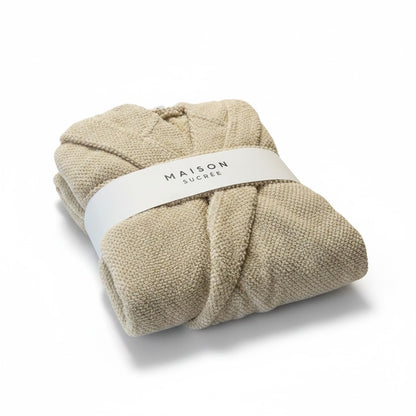 Accappatoio Maison Sucrée Ecru - indossato