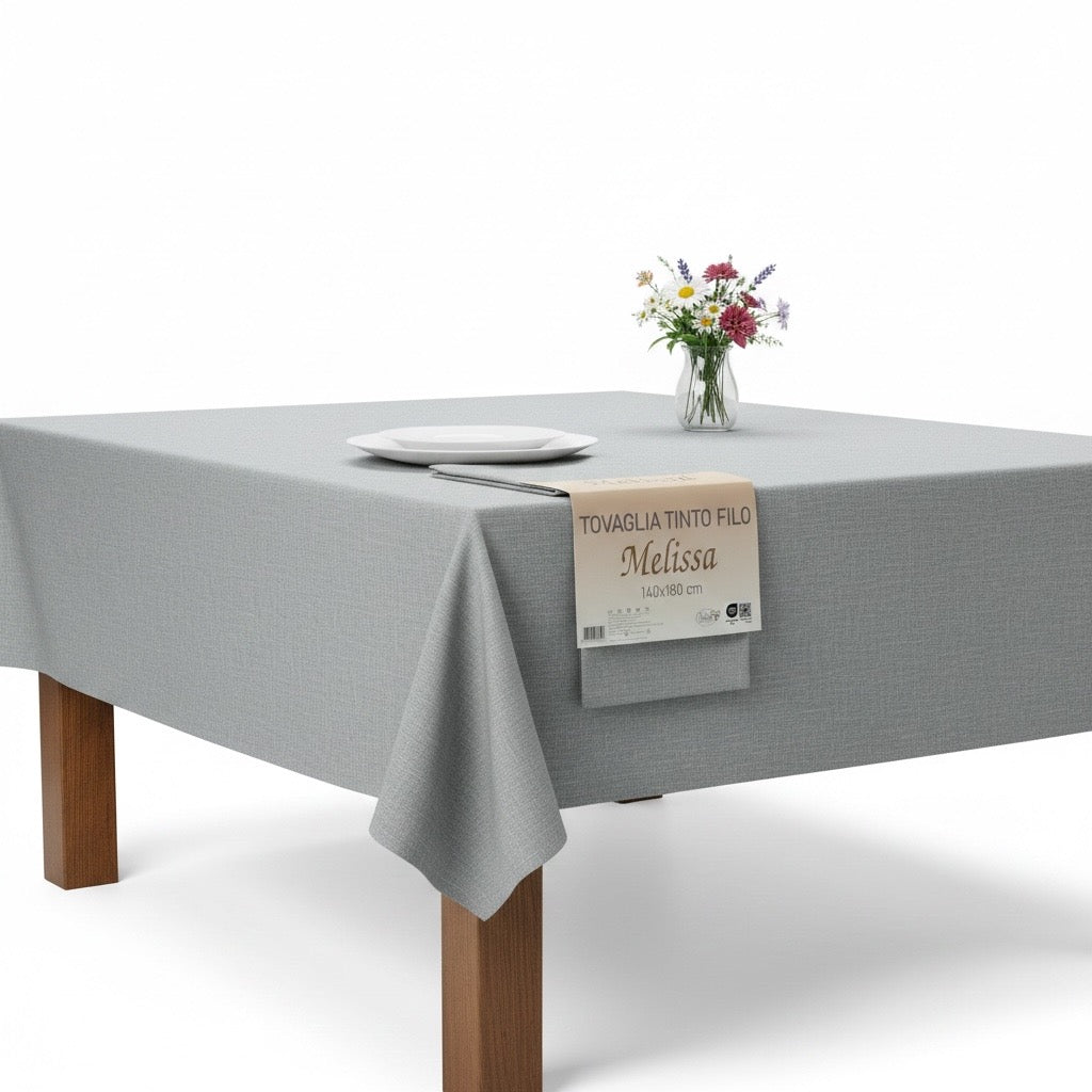 Tovaglia Melissa 140x180 Grigio Chiaro