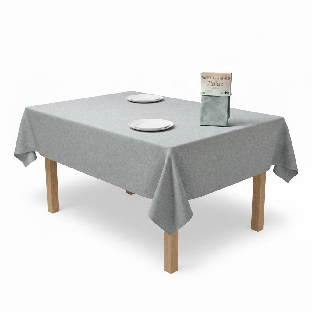 Tovaglia Melissa 140x320 Grigio Medio