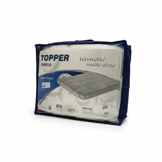 Topper Piumella 2 piazze 170x200