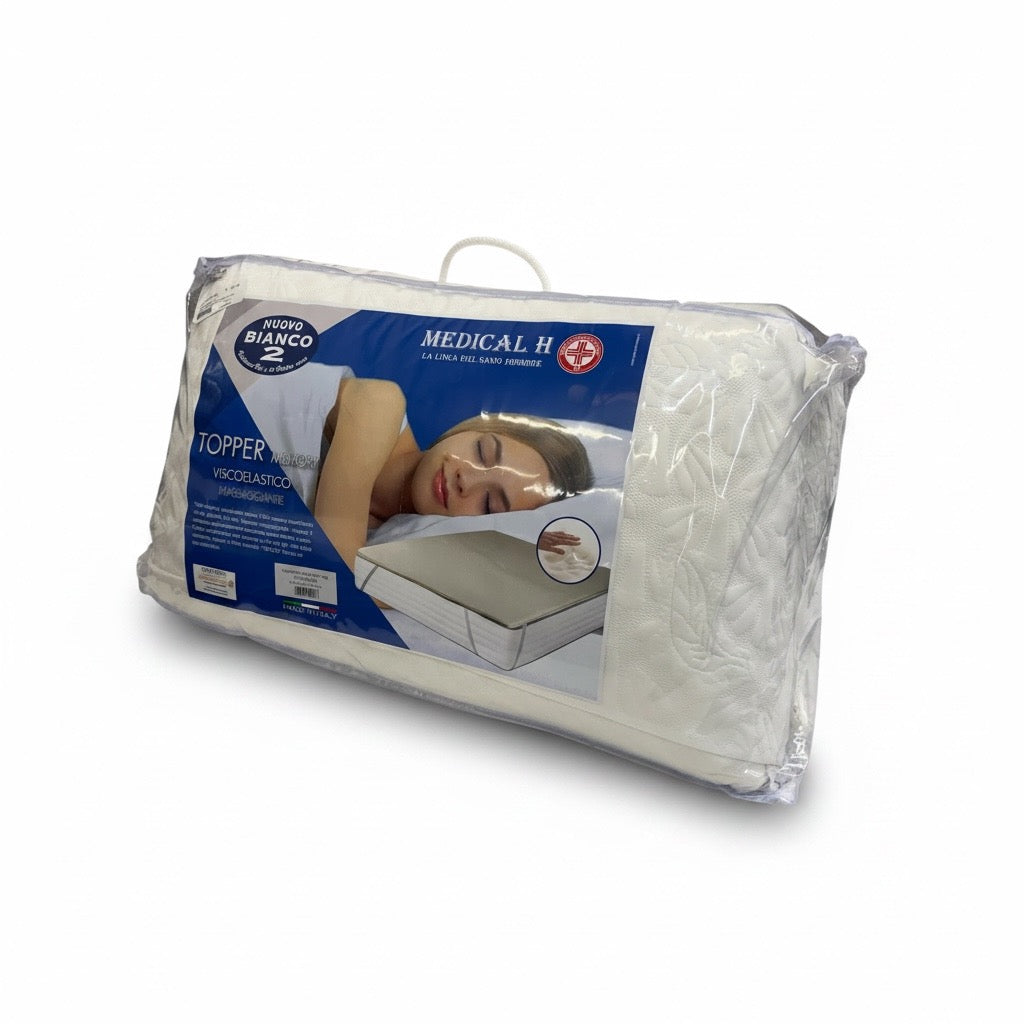 Topper Memory Viscoelastico 1 piazza
