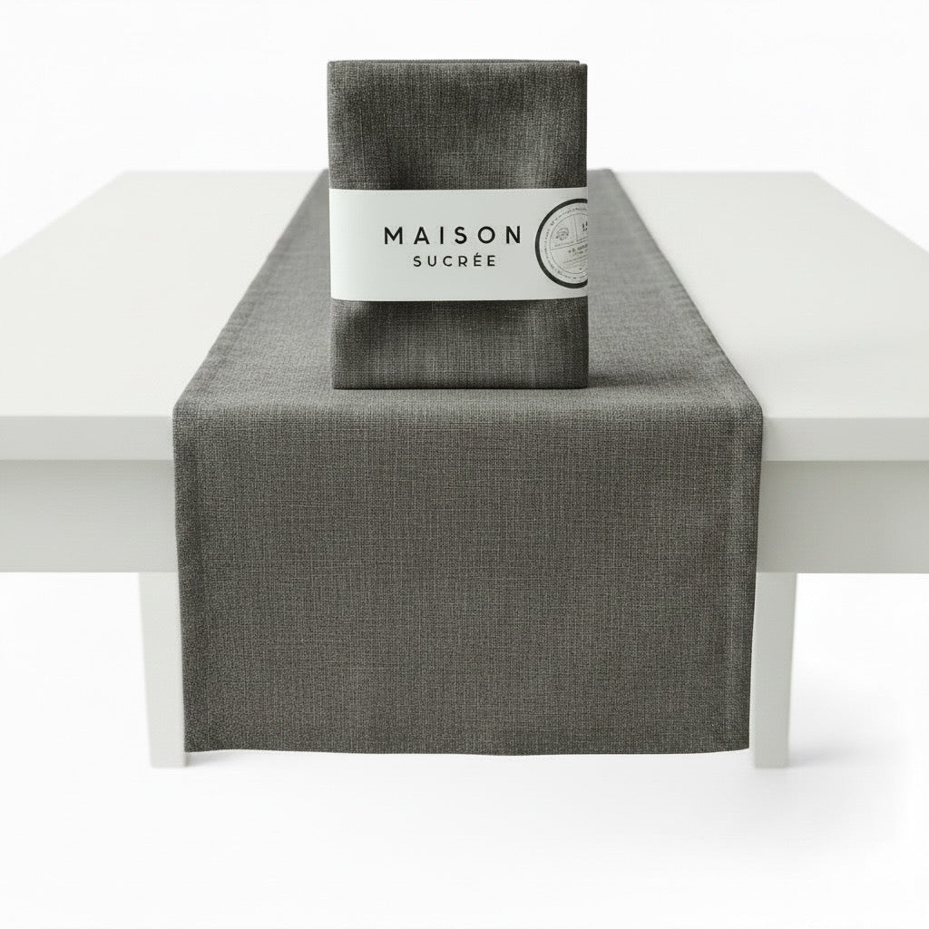 Runner Korin MAISON SUCRÉE Grigio 45x150
