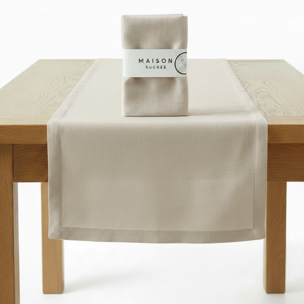 Runner Korin MAISON SUCRÉE Tortora 45x150