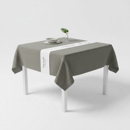Tovaglia Korin MAISON SUCRÉE Grigio 155x155